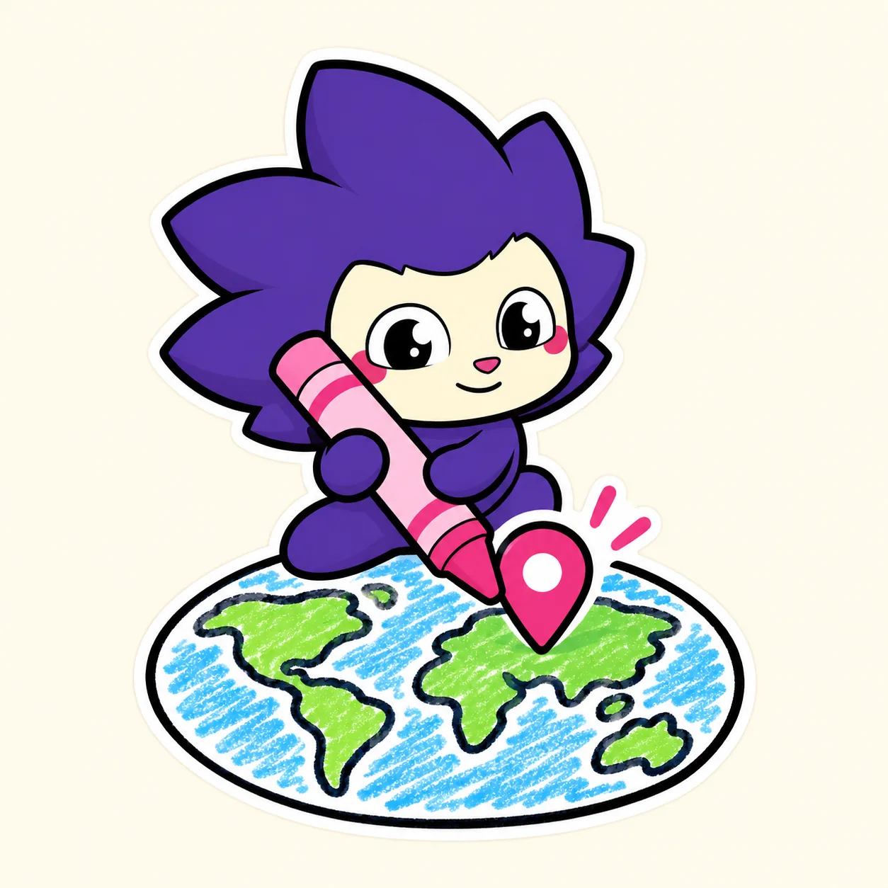 world map